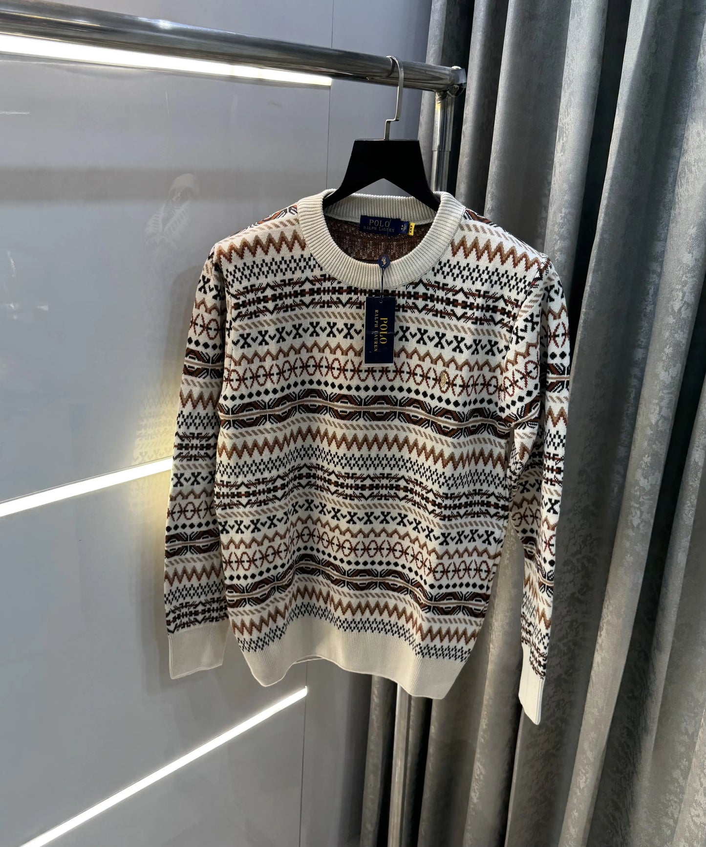 Ralph Lauren Cream Imported Knitted Pull Over