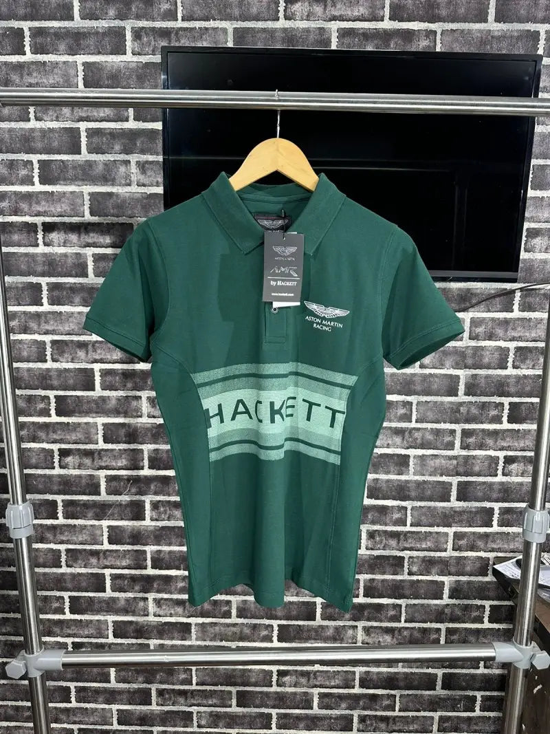 Hackett London Premium Polo Tshirt Green