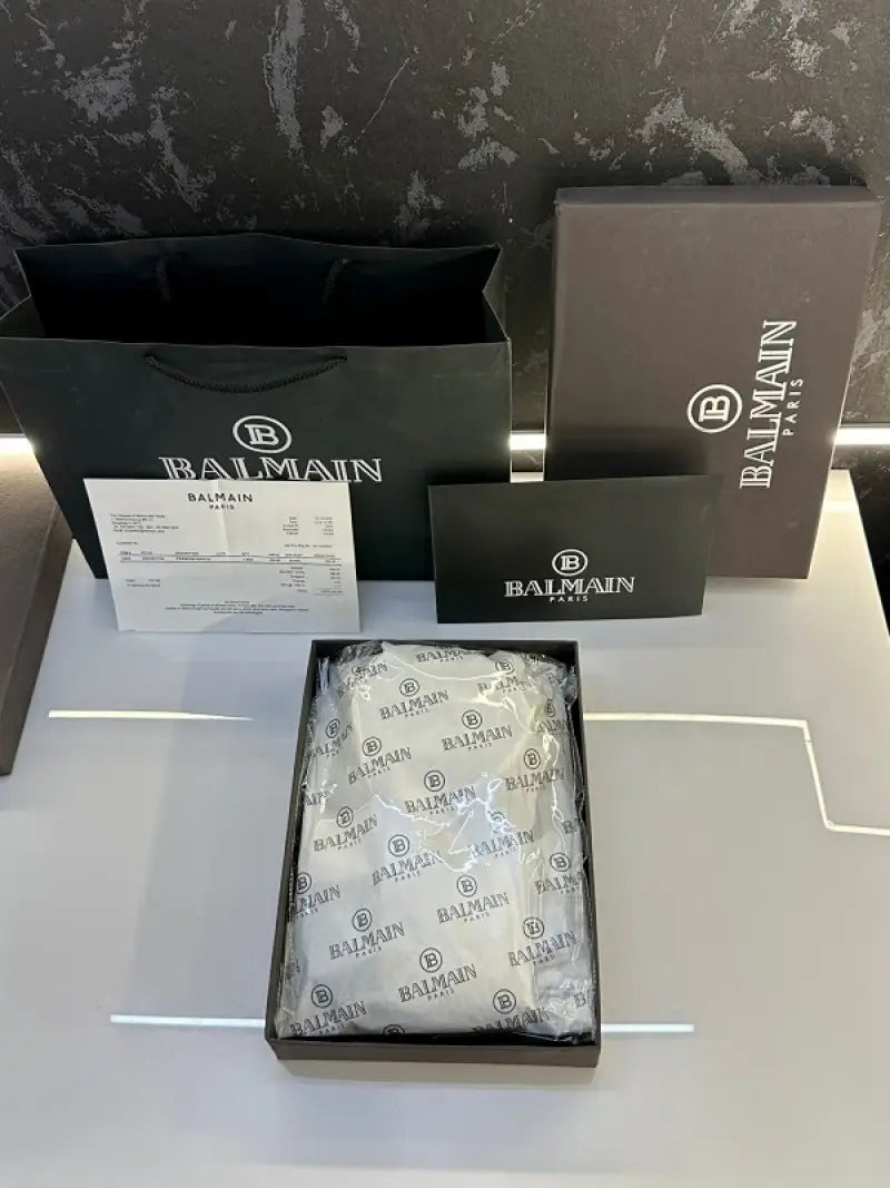 Balmai_n Paris Current Store Article Shirt With Box Packing White