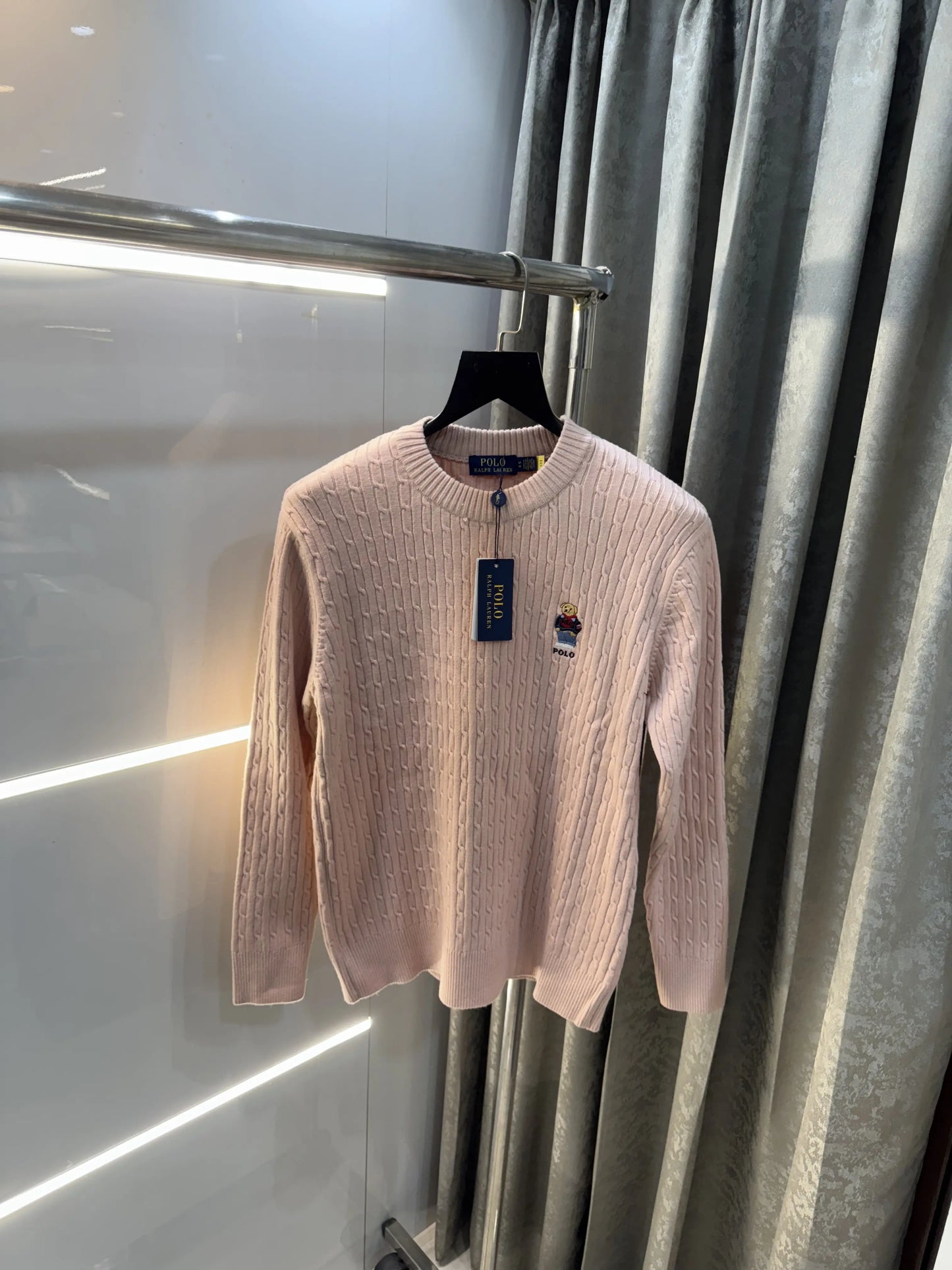 Ralph Lauren Peach Teddy Edition Imported Pull Over
