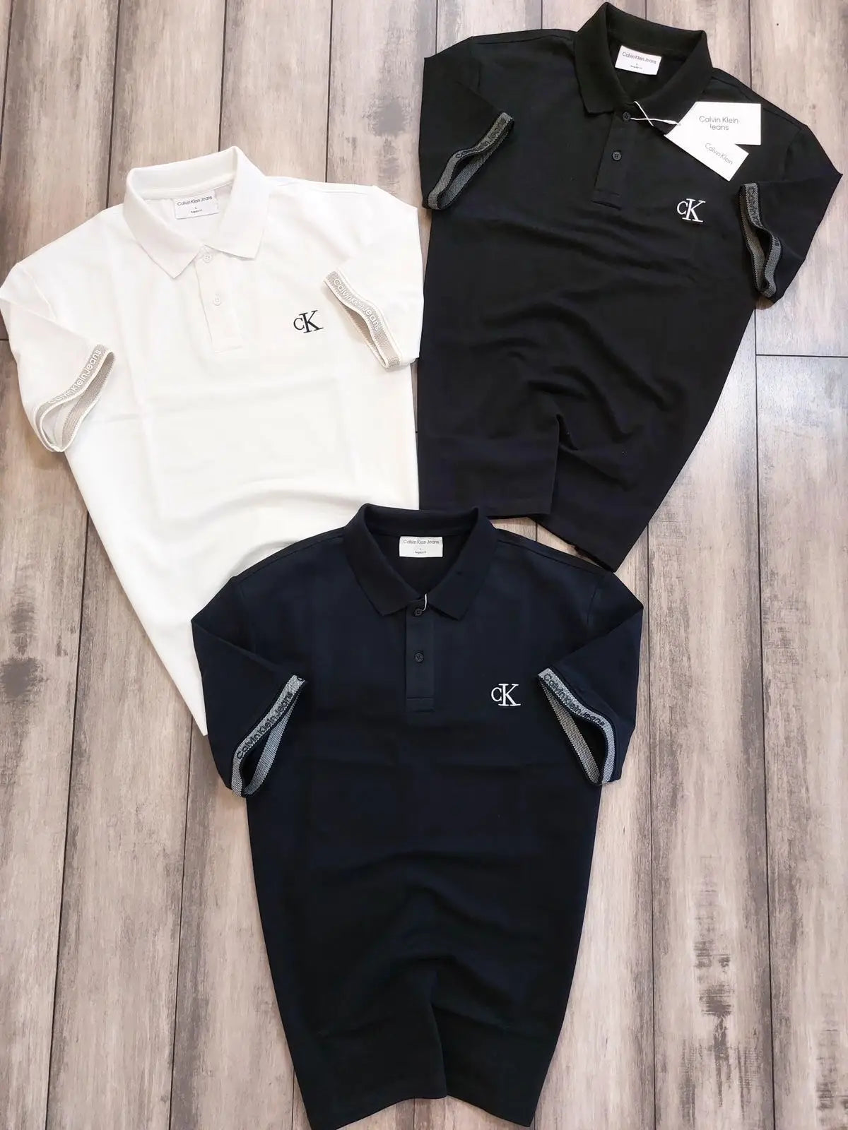 Calvin Klein Black Premium Polo T-Shirt