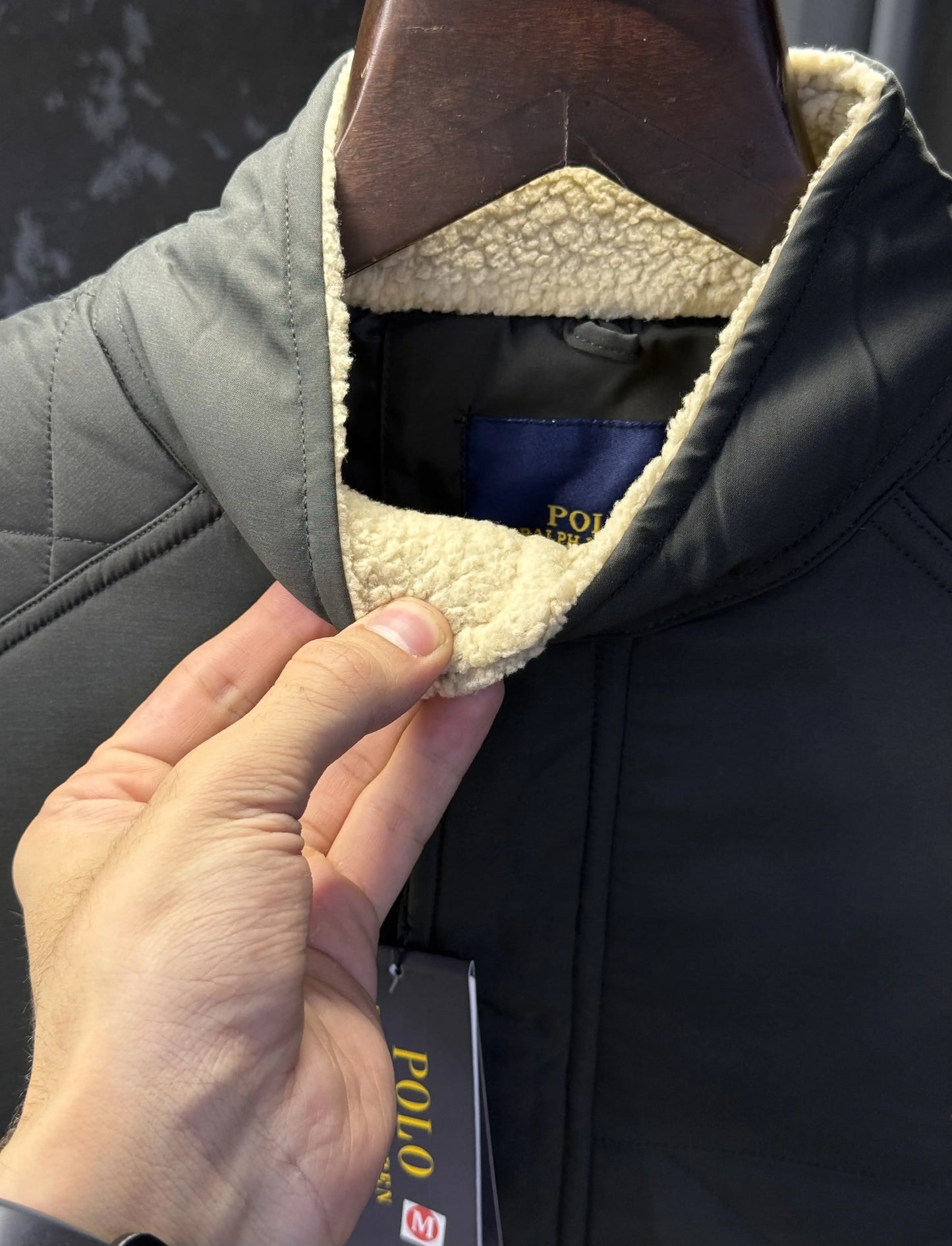 Ralph_Lauren Premium Puffer Jacket (DARK GREY)