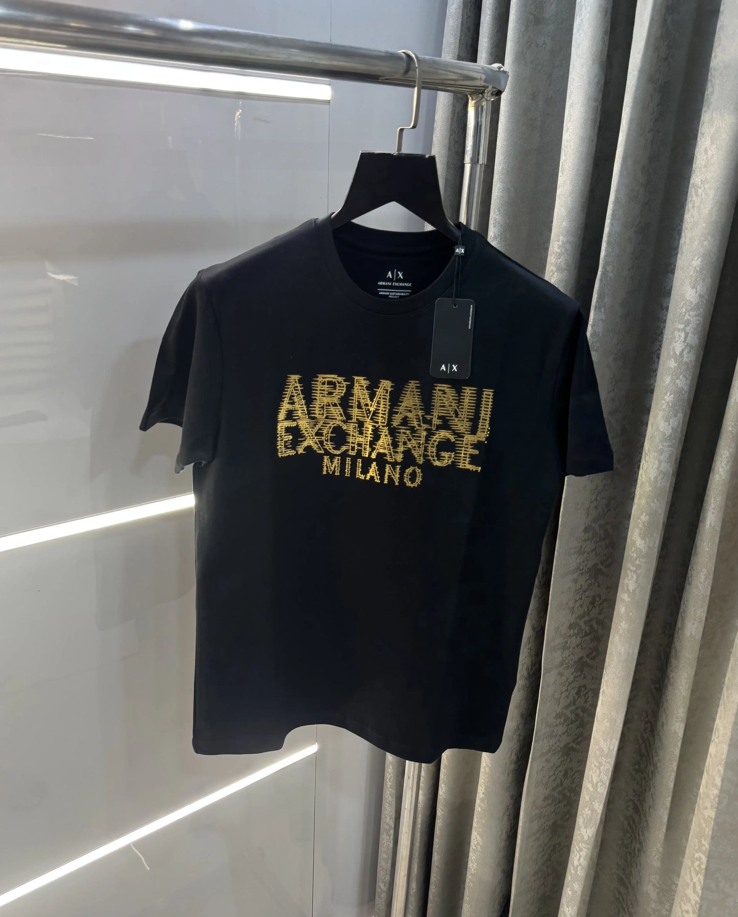 Arman i Exchange Logo Print Imported T-Shirt