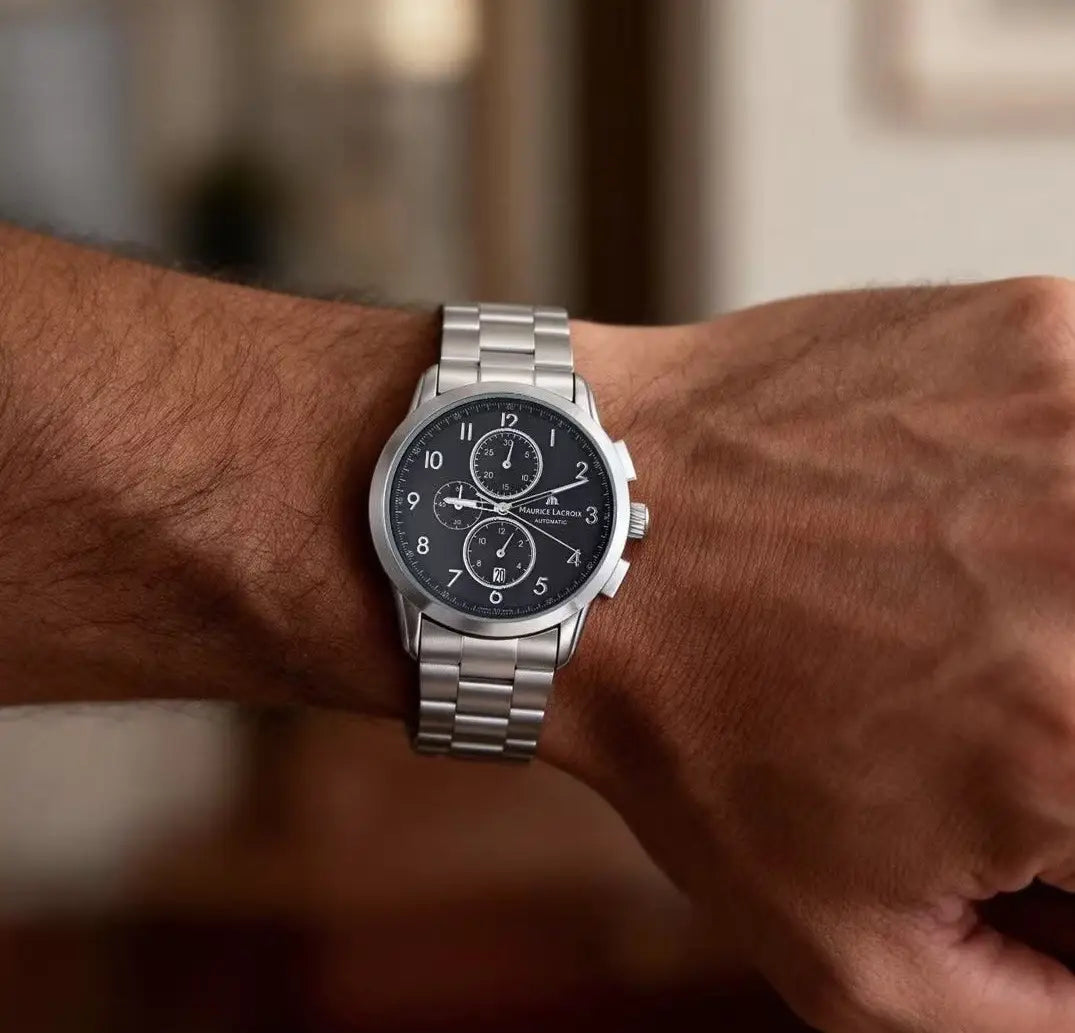 Maurice Lacroix Pontos Silver Black Premium Watch