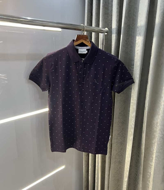 Calvin Klein Purple Premium Polo T-Shirt