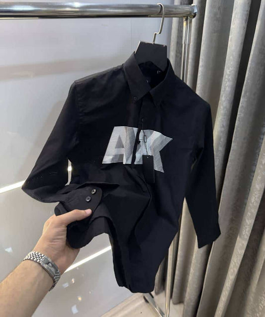 Arman i Exchange Black Logo Print Exclusive Shirt