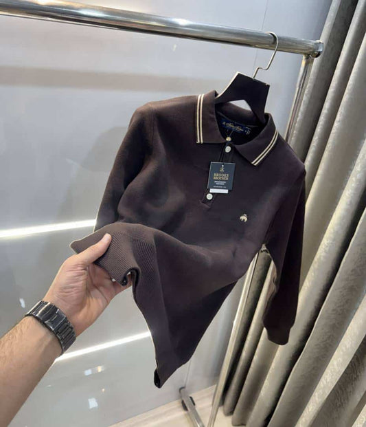 Brooks Brother Brown Premium Knitted Pull Over
