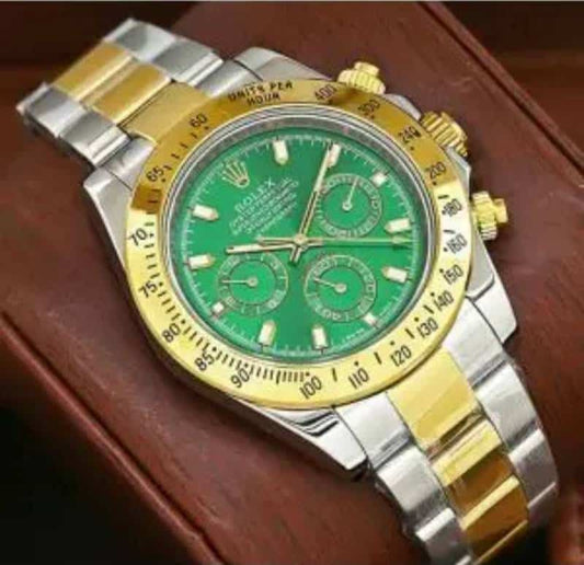 Sale sale Role.x Oyster Perpetual Cosmograph Daytona Dial Swiss two tone green dial stainless Steel 003