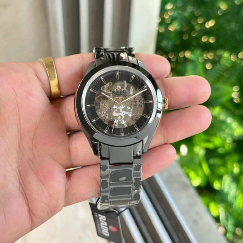RADO SKELETON OPEN HEART ROSEGOLD