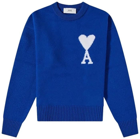 Ami Paris Blue Premium Imported Sweatshirt