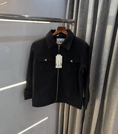 Zar a Black  Premium Classic Bomber Jacket