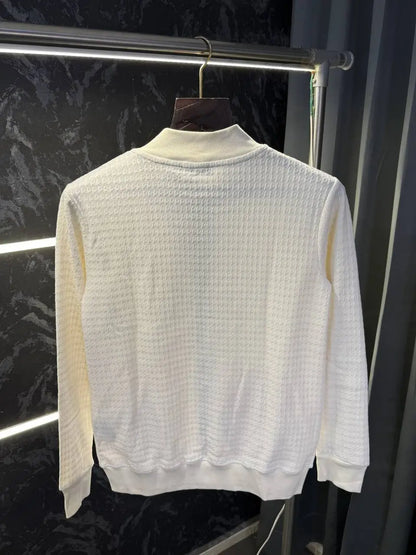 Balmai n Paris Knitted Zipper Jacket (Cream)