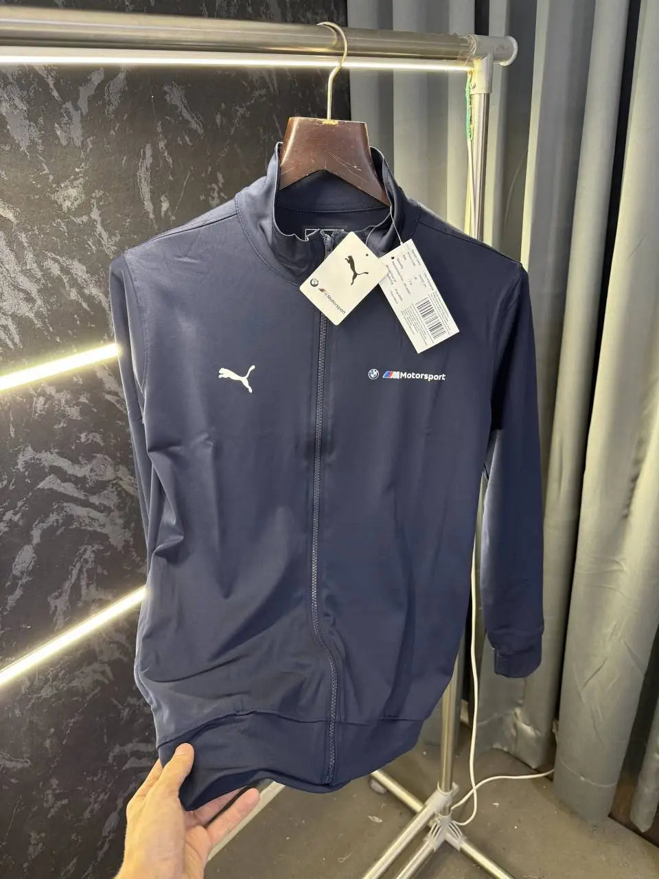 Pum a BMW Motorsport Zipper Jacket (Navy)