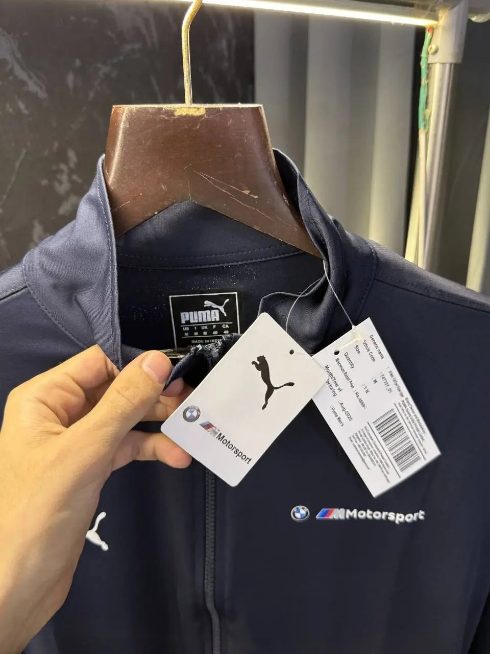 Pum a BMW Motorsport Zipper Jacket (Navy)