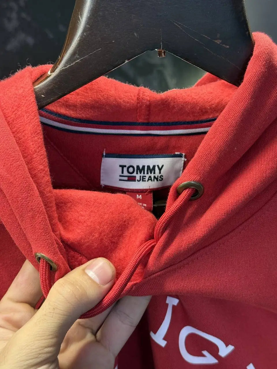 Tommy_Hilfiger Store Article Hoodie (Red)