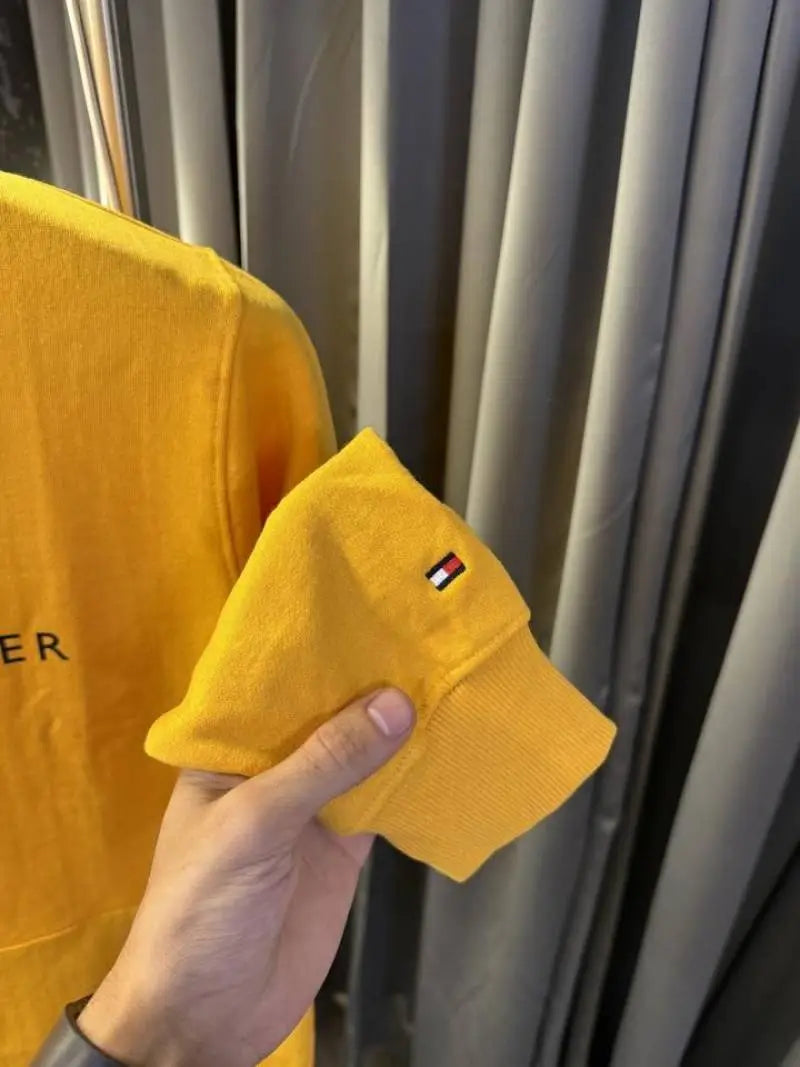 Tommy Hilfige r Yellow Hoodie Store article