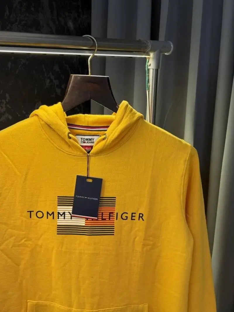 Tommy Hilfige r Yellow Hoodie Store article