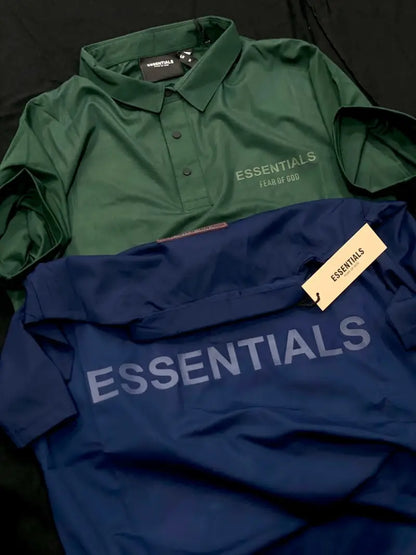 Essential Fog Double print Polo Tshirt