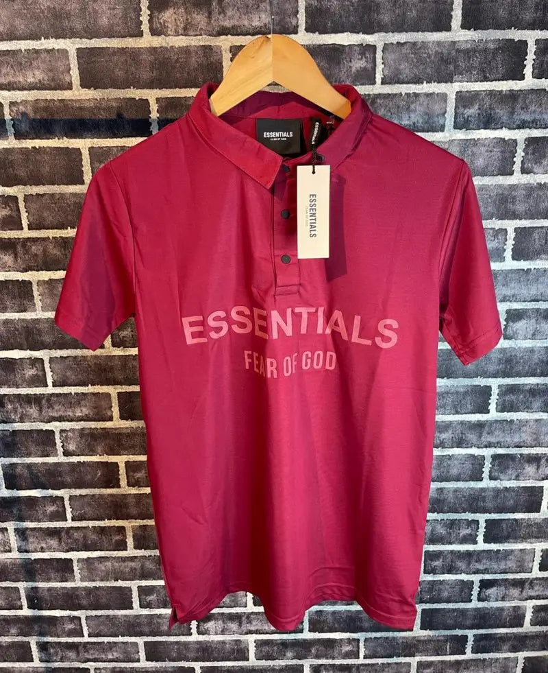 Essential Fog Double print Polo Tshirt