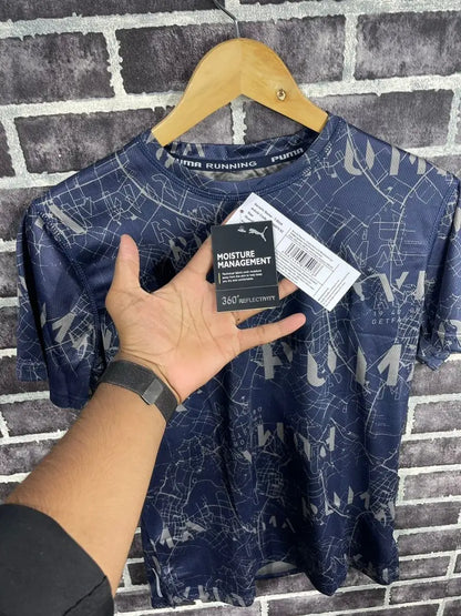 PUM_A LYCRA TSHIRT STORE ARTICLE Navy - (128)