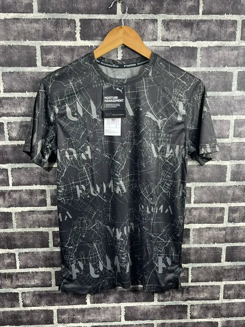 PUM_A LYCRA TSHIRT STORE ARTICLE BLACK - (127)