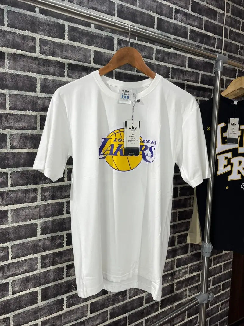 Down shoulder ADIDAS LAKERS PREMIUM TSHIRT white