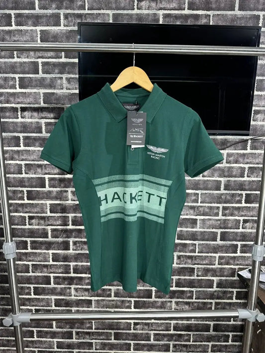 Hackett London Premium Polo Tshirt Green