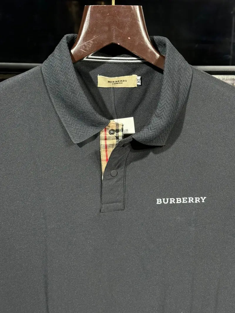 Burberry Premium Polo Tshirt Black