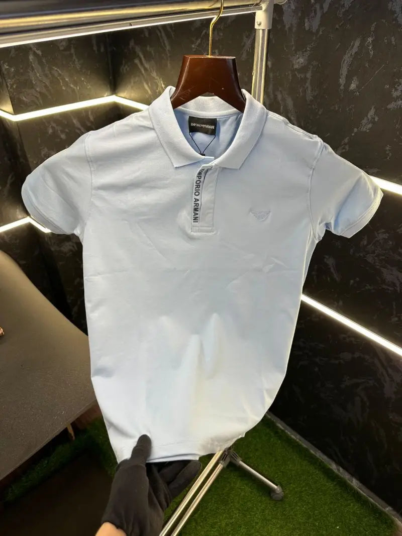 Emporio Armani Premium Polo Tshirt Sky Blue