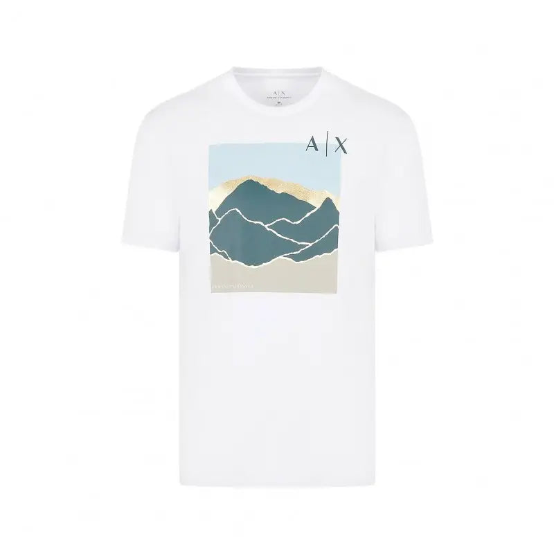 Emporio Armani Round Neck Premium Tshirt White - (121)