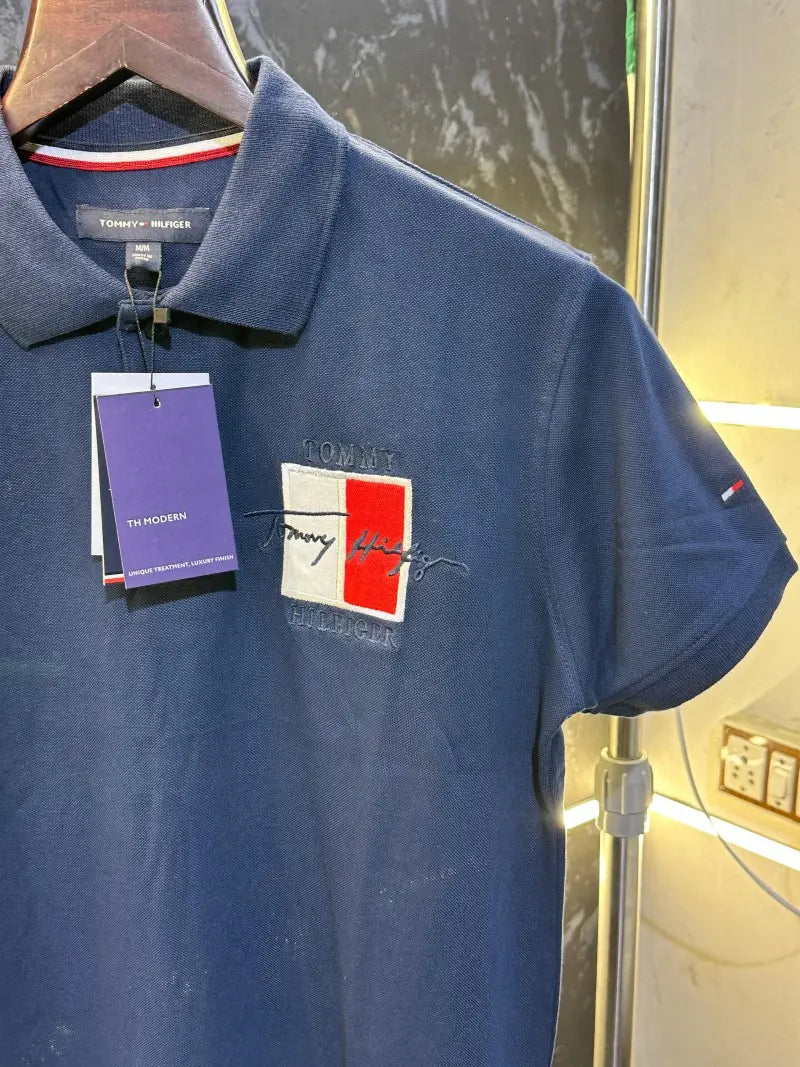 Tommy Hilfiger Premium Polo Tshirt Navy