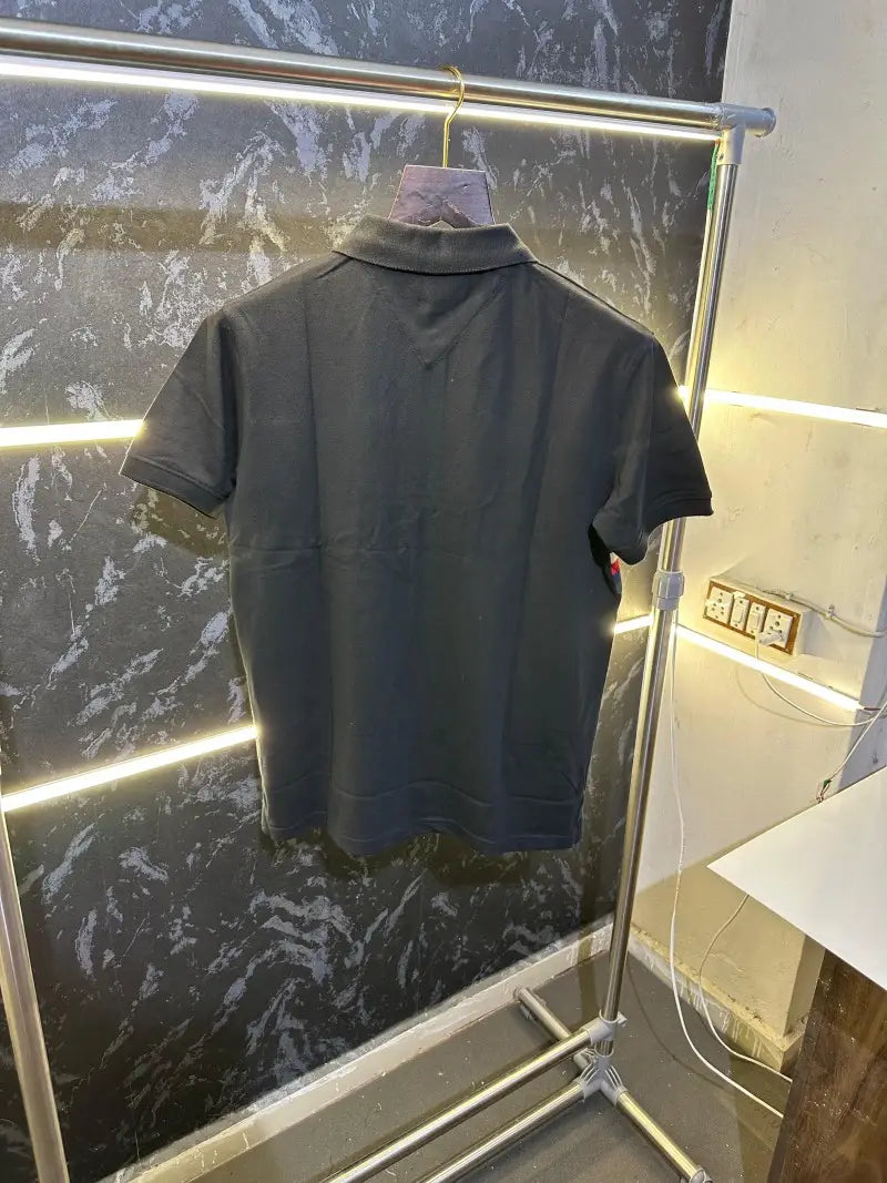 Tommy_Hilfiger Premium Polo Tshirt Black