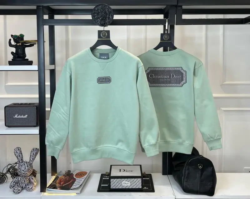 SALE Christian Dio_r Premium Sweatshirt Pista Green - (146)