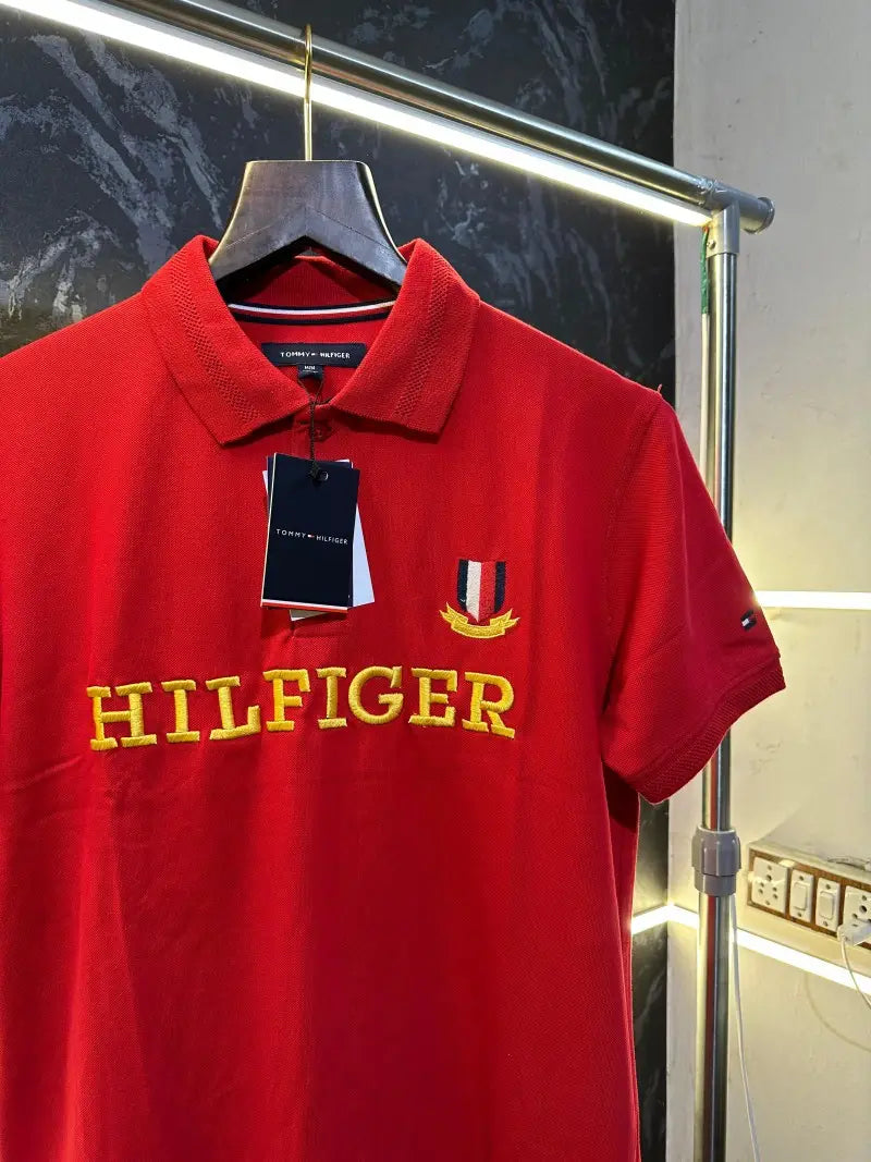 Tommy Hilfiger Premium Polo Tshirt Red