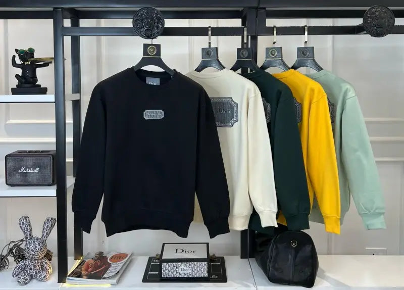 SALE Christian Dio_r Premium Sweatshirt Dark Green - (146)