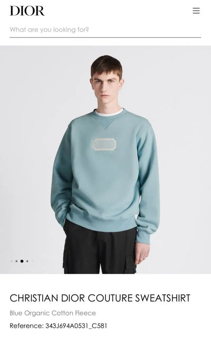 SALE Christian Dio_r Premium Sweatshirt Pista Green - (146)