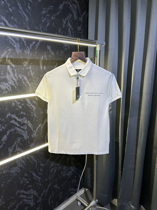 Arman-i Exchange Milano Polo Tshirt White