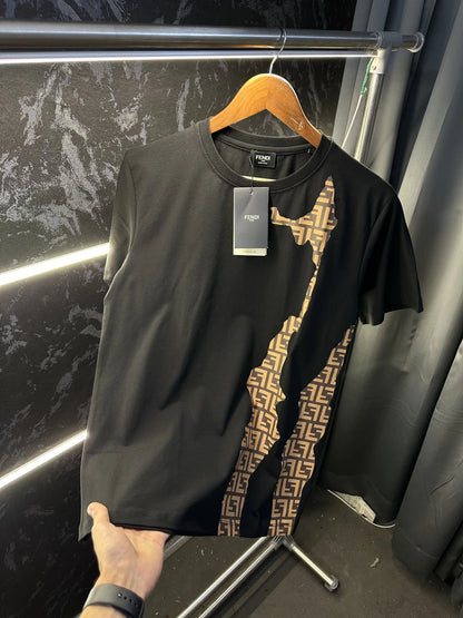FEND I PREMIUM ROUND NECK TSHIRT BLACK
