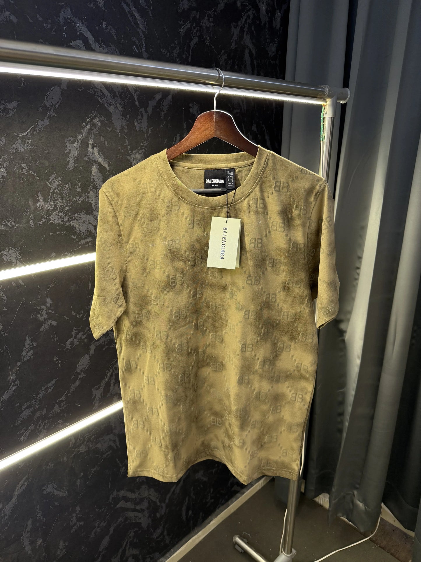 Balenciaga Paris Embossed Monogram Tshirt