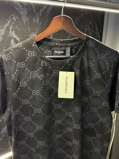 Balenciaga Paris Embossed Monogram Tshirt