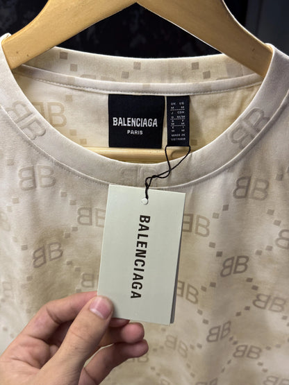 Balenciaga Paris Embossed Monogram Tshirt
