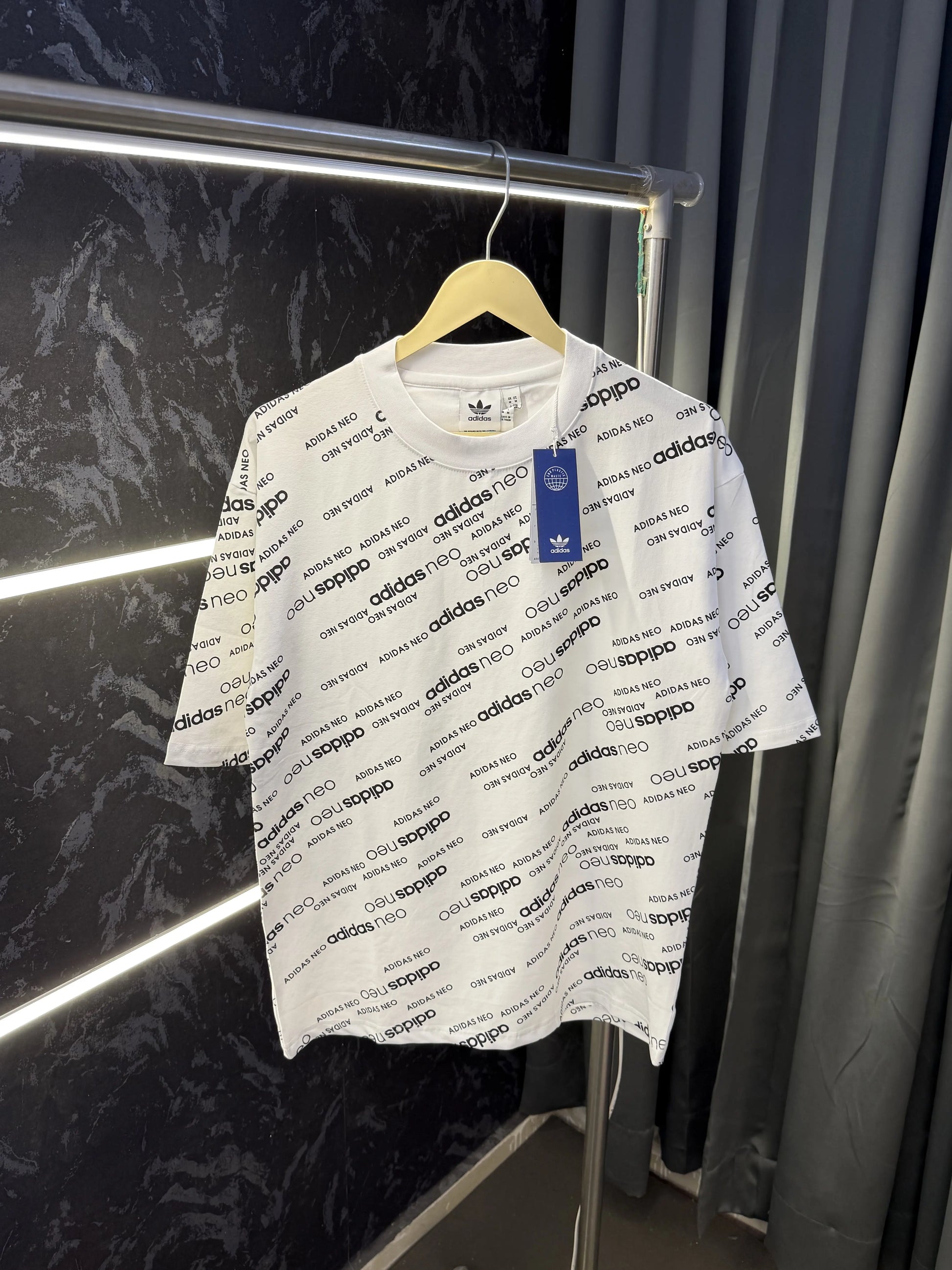Adida s Neo Premium Round Neck Tshirt White