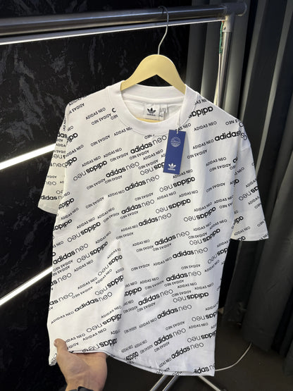 Adida s Neo Premium Round Neck Tshirt White