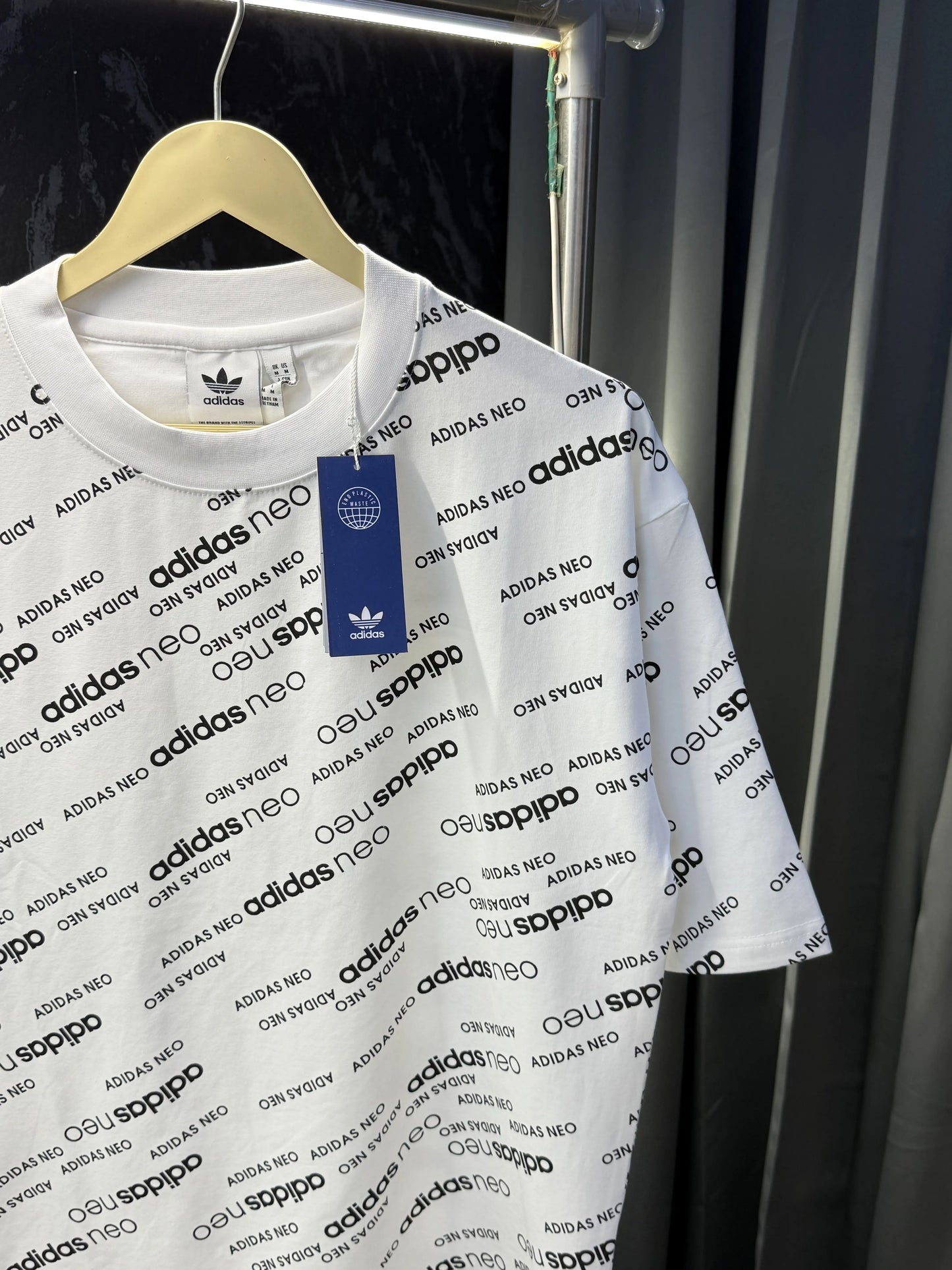 Adida s Neo Premium Round Neck Tshirt White