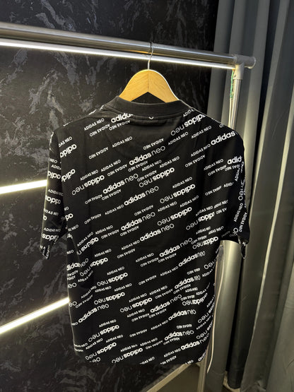 Adida s Neo Premium Round Neck Tshirt Black