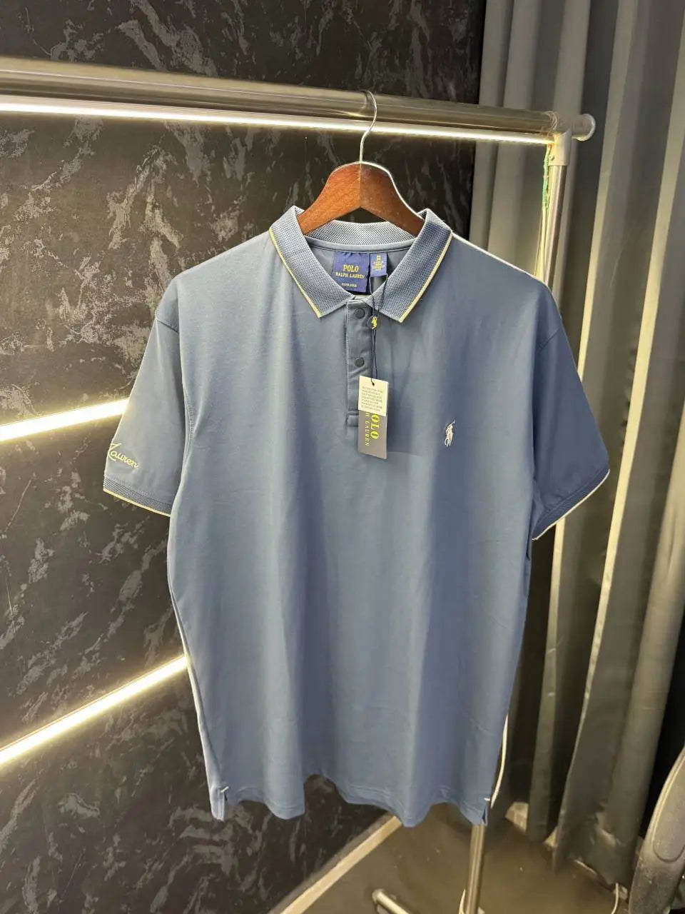 Ralph_Lauren Polo Tshirt ( Teal Blue )
