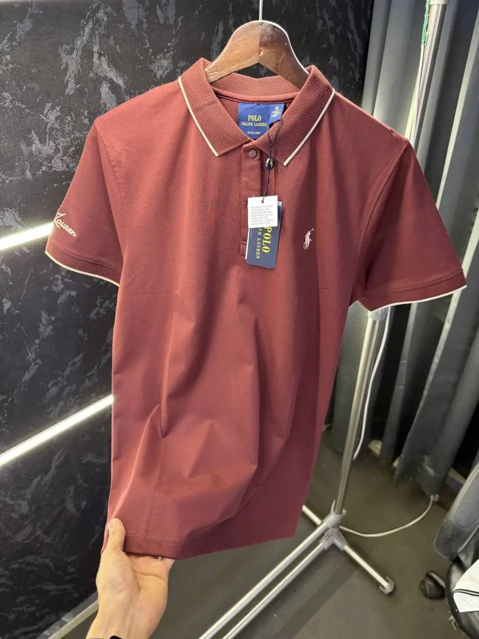 Ralph_Lauren Polo Tshirt ( Maroon )