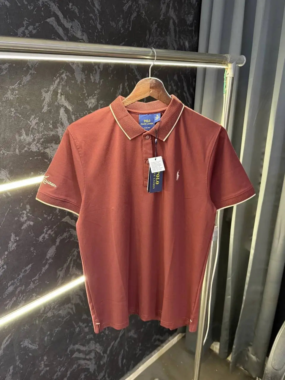 Ralph_Lauren Polo Tshirt ( Maroon )