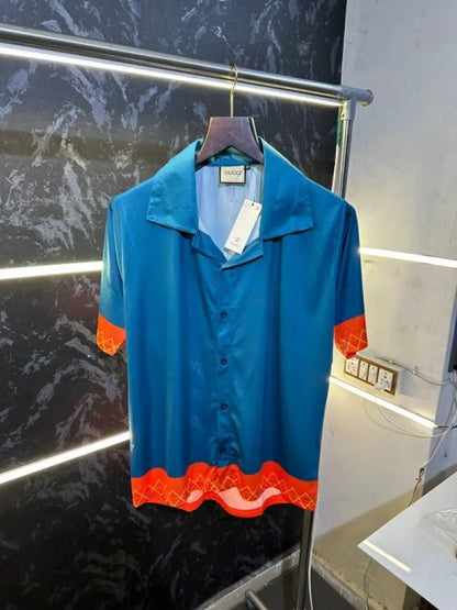 SALE Gucc_i Bowling Graphic Print Shirt Store article ( No Return No Exchange On This Product )