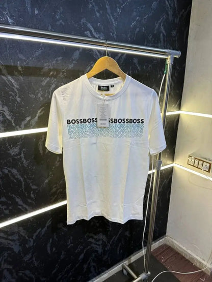 SALE Hugo_Boss Premium Store Article Round Neck Tshirt No Return No Exchange On This Product